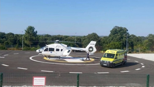SANTIAGO DO CACÉM: Heliporto do Hospital do Litoral Alentejano soma 16 movimentos desde 2025