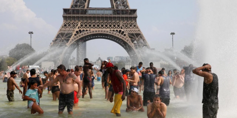 Autoridades francesas emitem avisos para tempestades severas e estendem alerta de calor