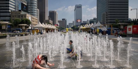 Calor: Coreia do Sul emite alerta de calor extremo pela primeira vez