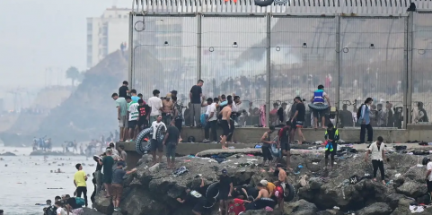 Ceuta estima entrada de 60 mil pessoas e diz que há 34 mortos