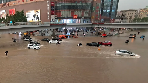 China emite alertas máximos devido à chuva intensa no centro e sul do país