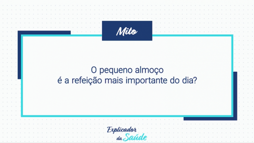 O pequeno-almoço é a refeição mais importante do dia?