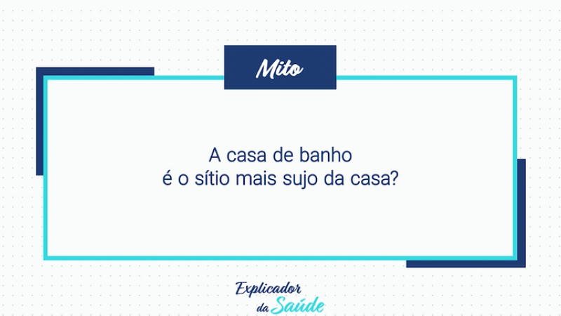 A casa de banho é o sítio mais sujo da casa?