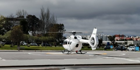 Motociclista helitransportado para Lisboa após despiste em Fronteira