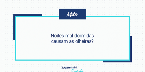 Noites mal dormidas causam as olheiras?