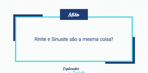 Rinite e sinusite são a mesma coisa?