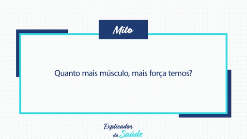 Quanto mais músculo, mais força temos?